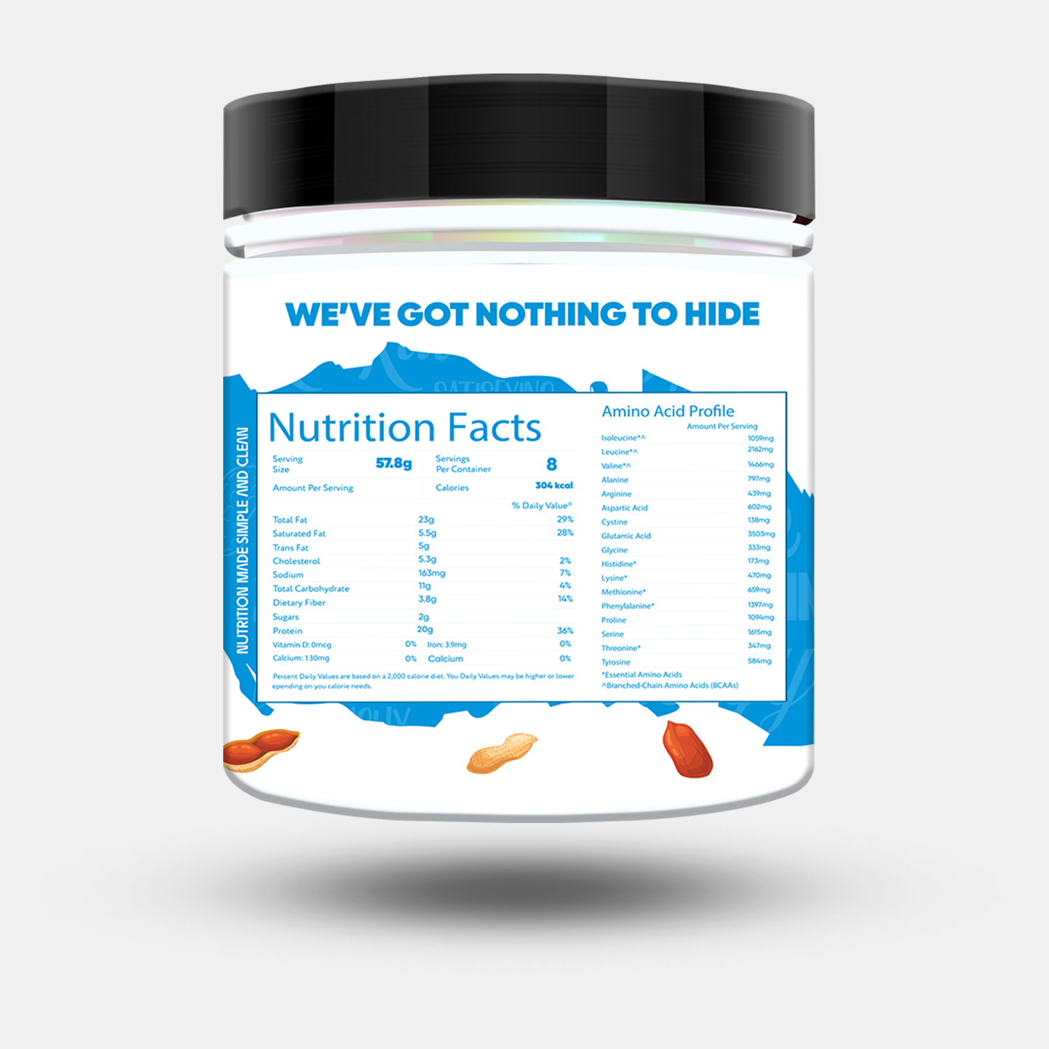 Peanut Butter Protein Bounty 500g - Mi Fitness®