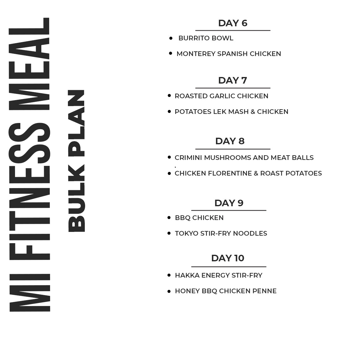 Bulk Plan Muscle-Gain | Chef & Dietitian Approved Meal Plan