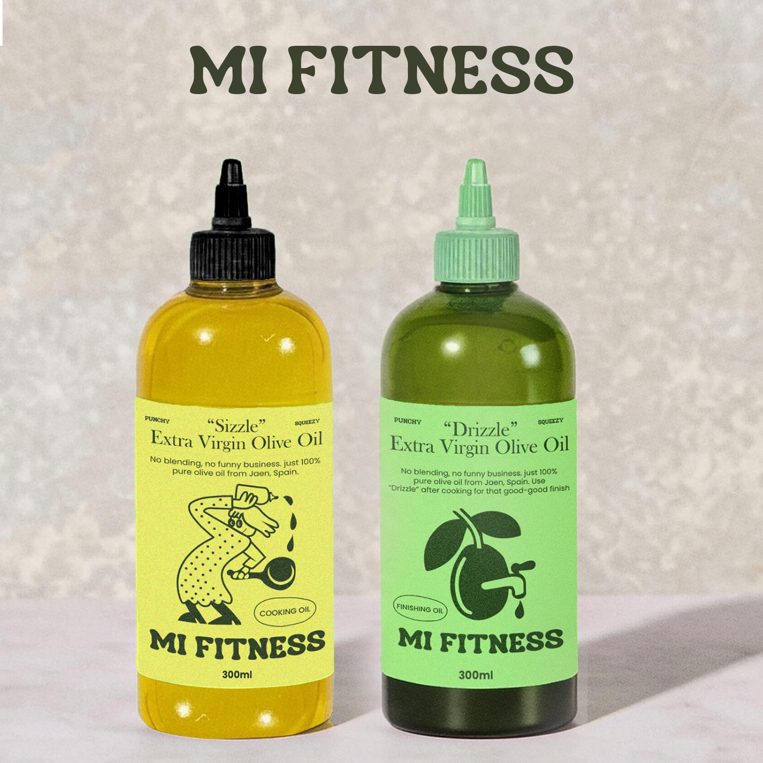 Drizzle & Sizzle Extra Virgin Olive Oil Duo 600ml 🌿✨ – Double the Flavor, Double the Goodness