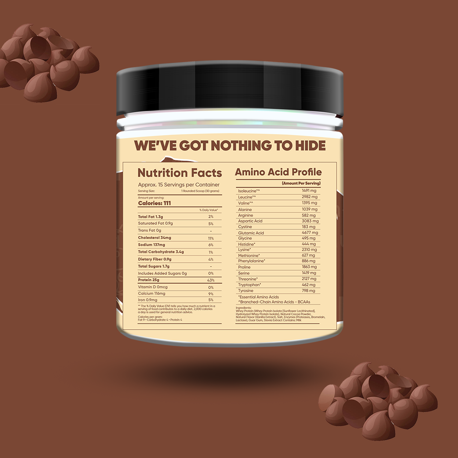 Whey ISO 100 ULTRA-PURE Chocolate Chip| 1 lbs - Mi Fitness®