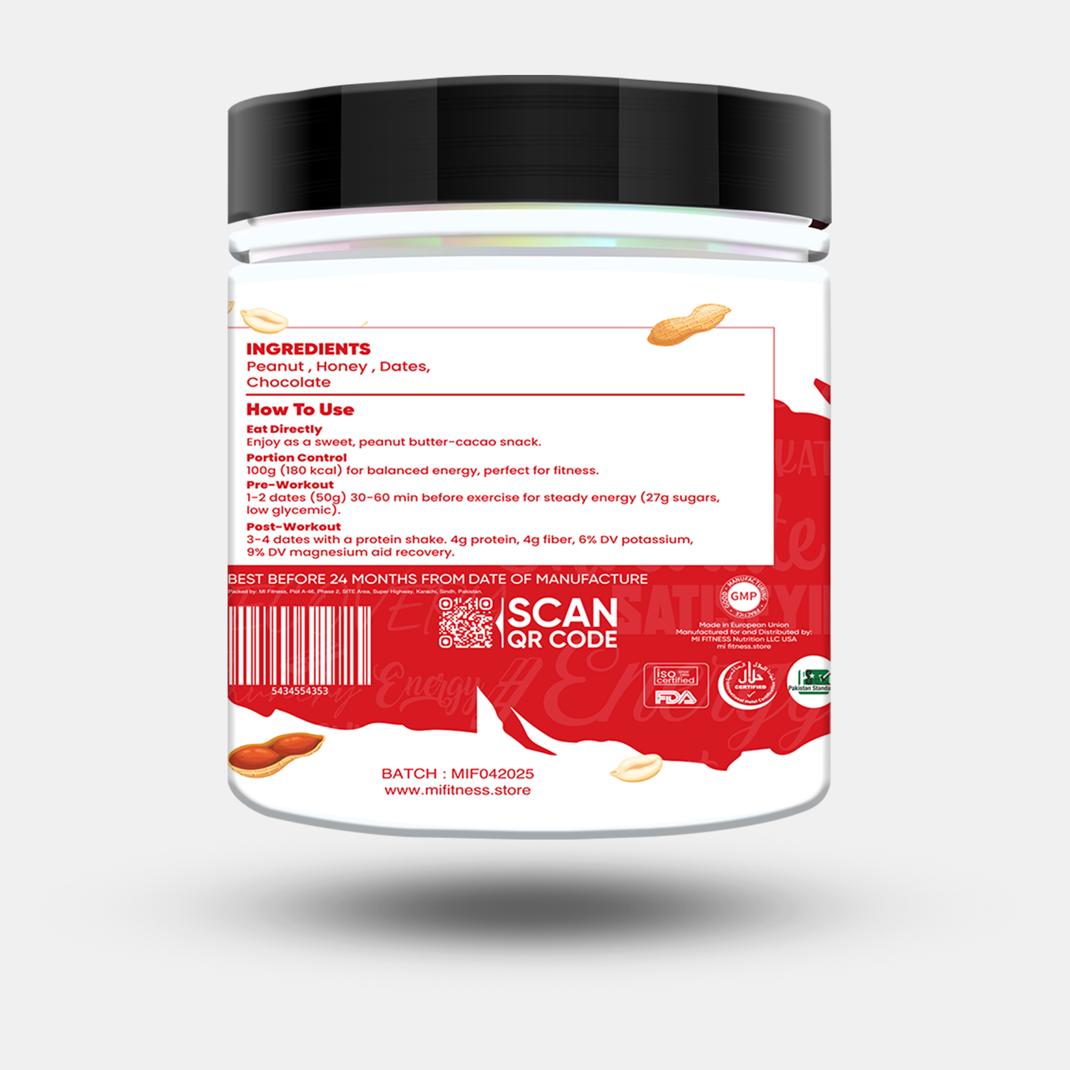 Chocolate Peanut Butter Dates | Snack Packs