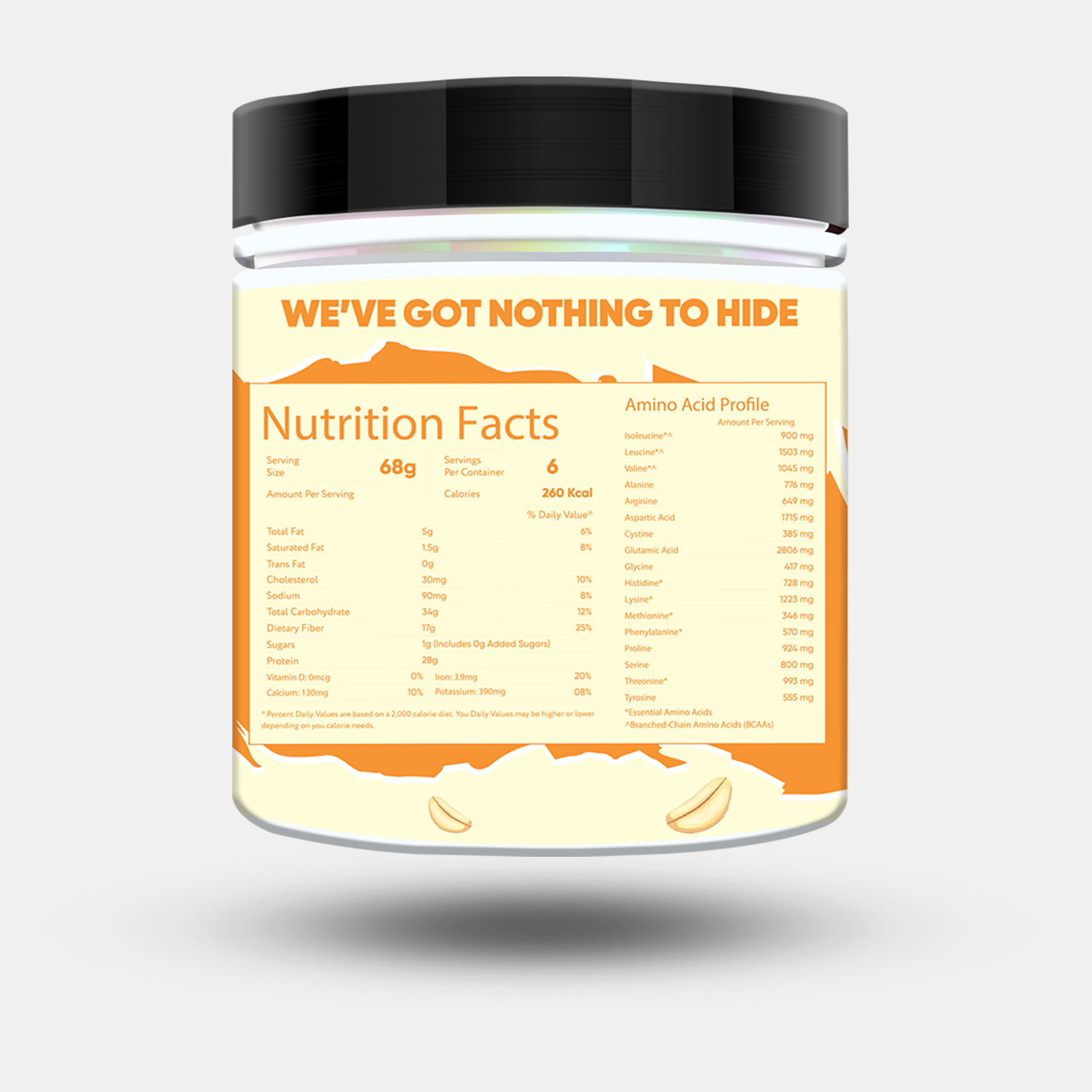 Whey Protein Overnight Oats – Cinnamon Banana 800g