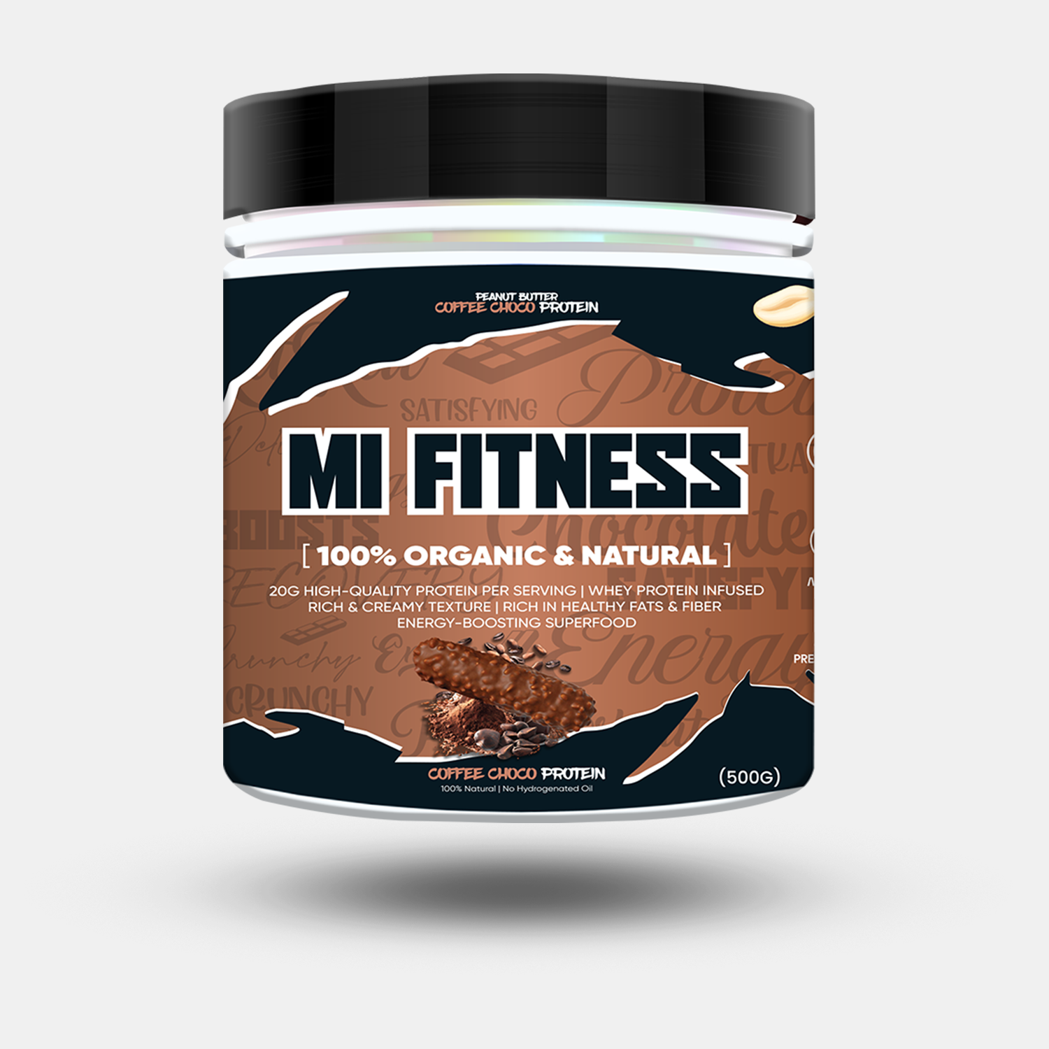 Peanut butter  Coffee Choco Protein 500g - Mi Fitness®