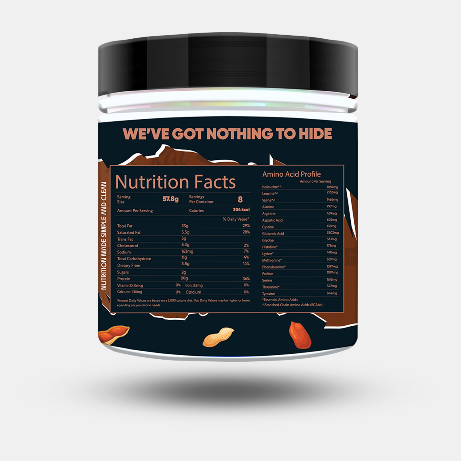 Peanut butter  Coffee Choco Protein 500g - Mi Fitness®