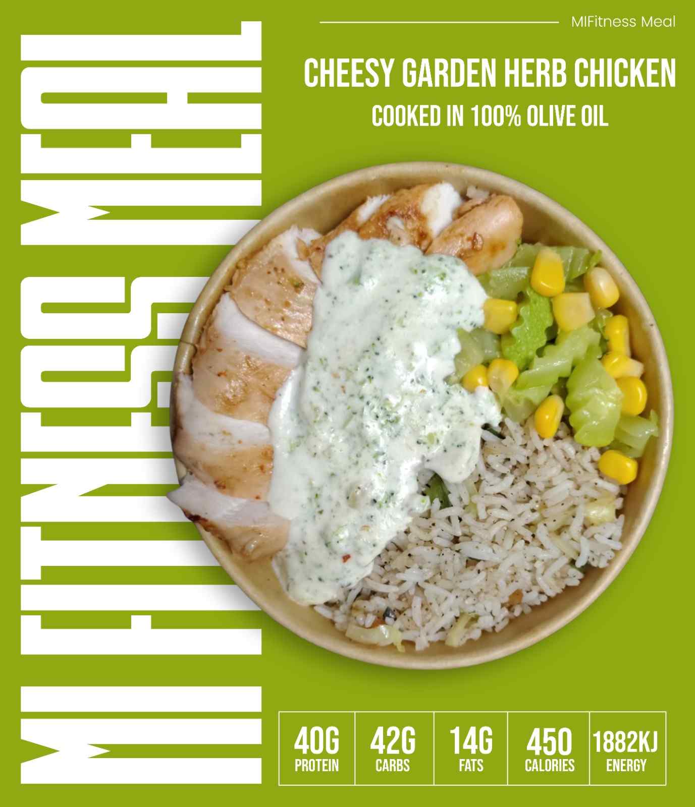 Cheesy Garden Herb Chicken