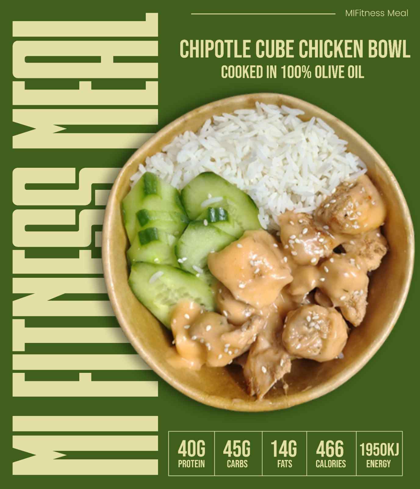 Chipotle Cube Chicken Bowl