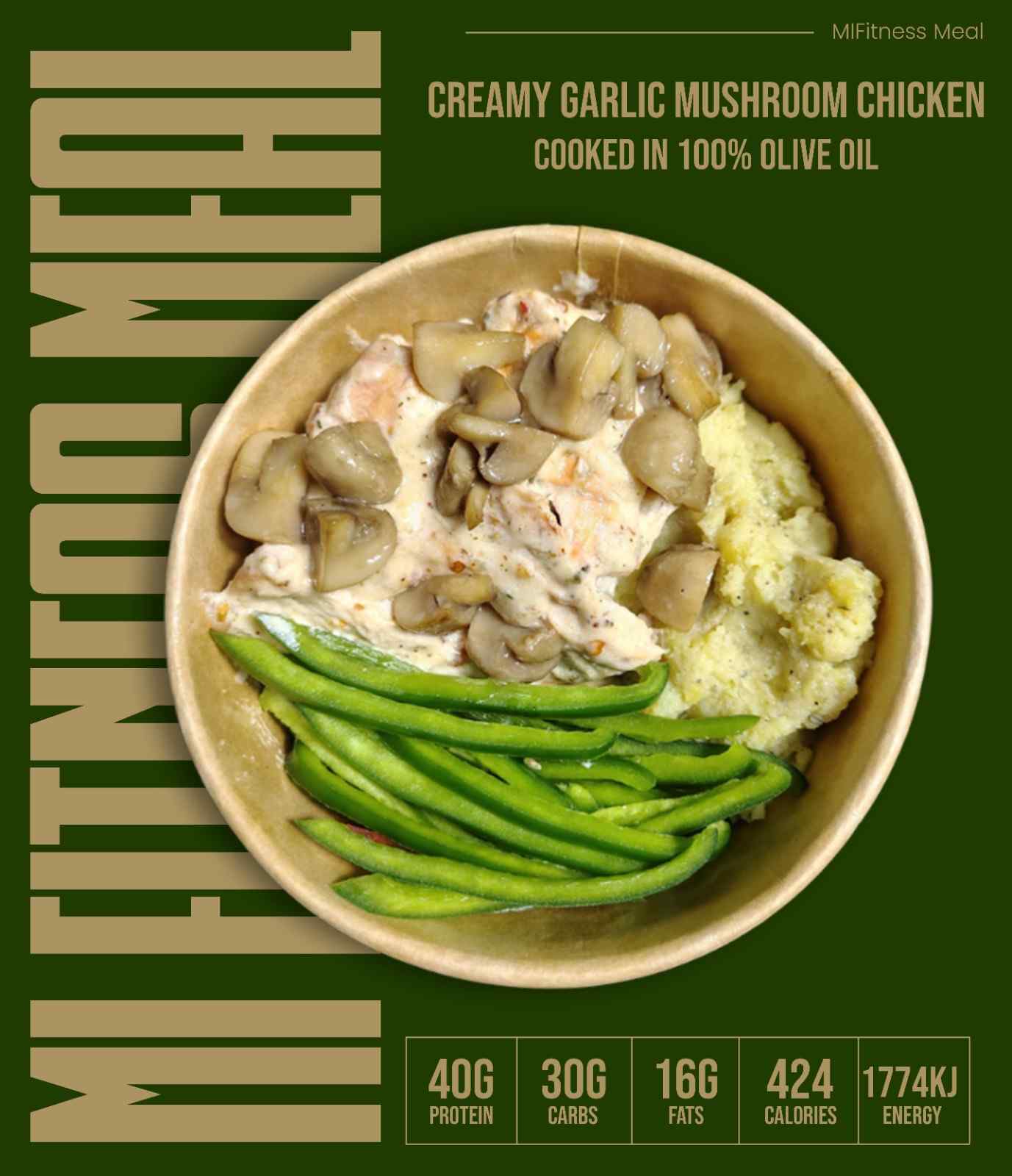 Creamy Garlic Mushroom Chicken