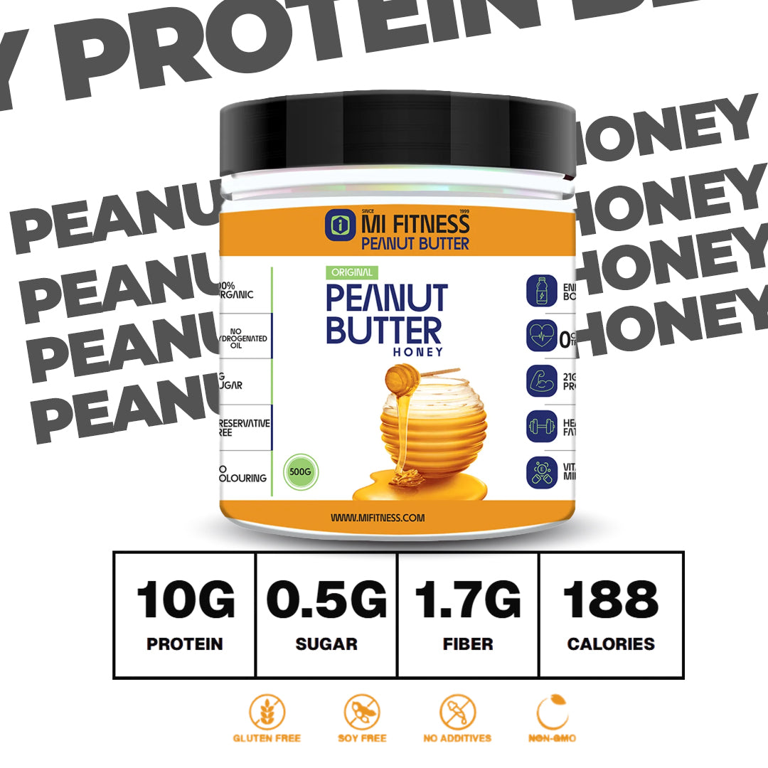 Peanut Butter Honey 01 kg - Mi Fitness®