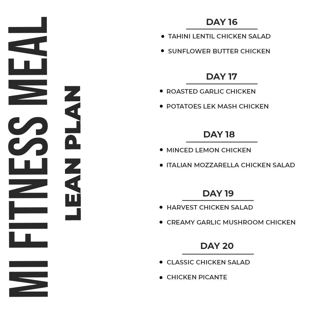 Signature Lean Experience | Chef-Prepared & Dietitian-Approved Meal Plan