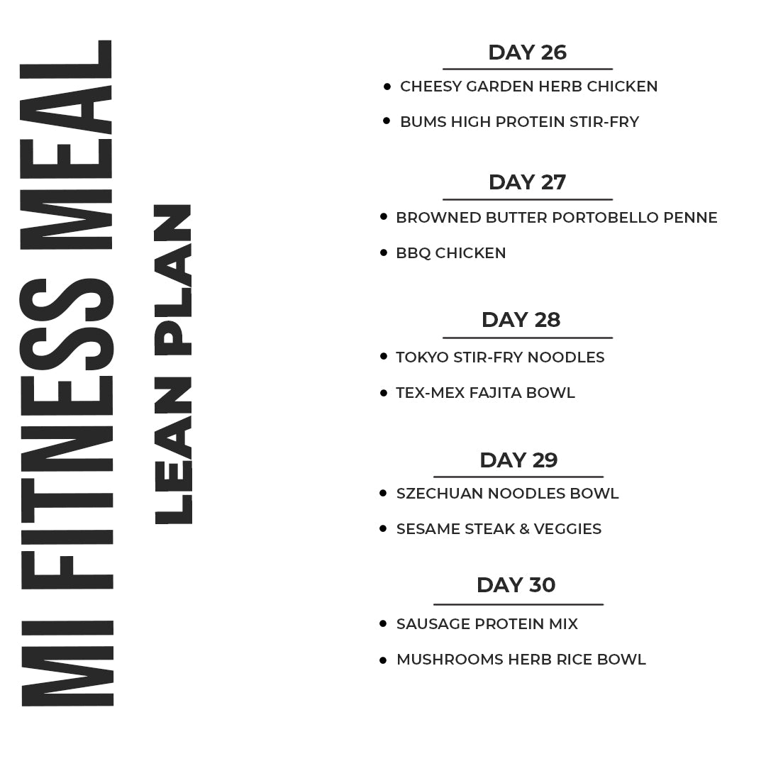 Signature Lean Experience | Chef-Prepared & Dietitian-Approved Meal Plan