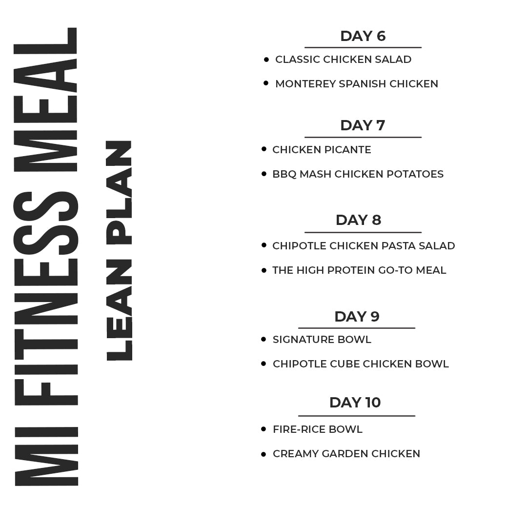 Signature Lean Experience | Chef-Prepared & Dietitian-Approved Meal Plan
