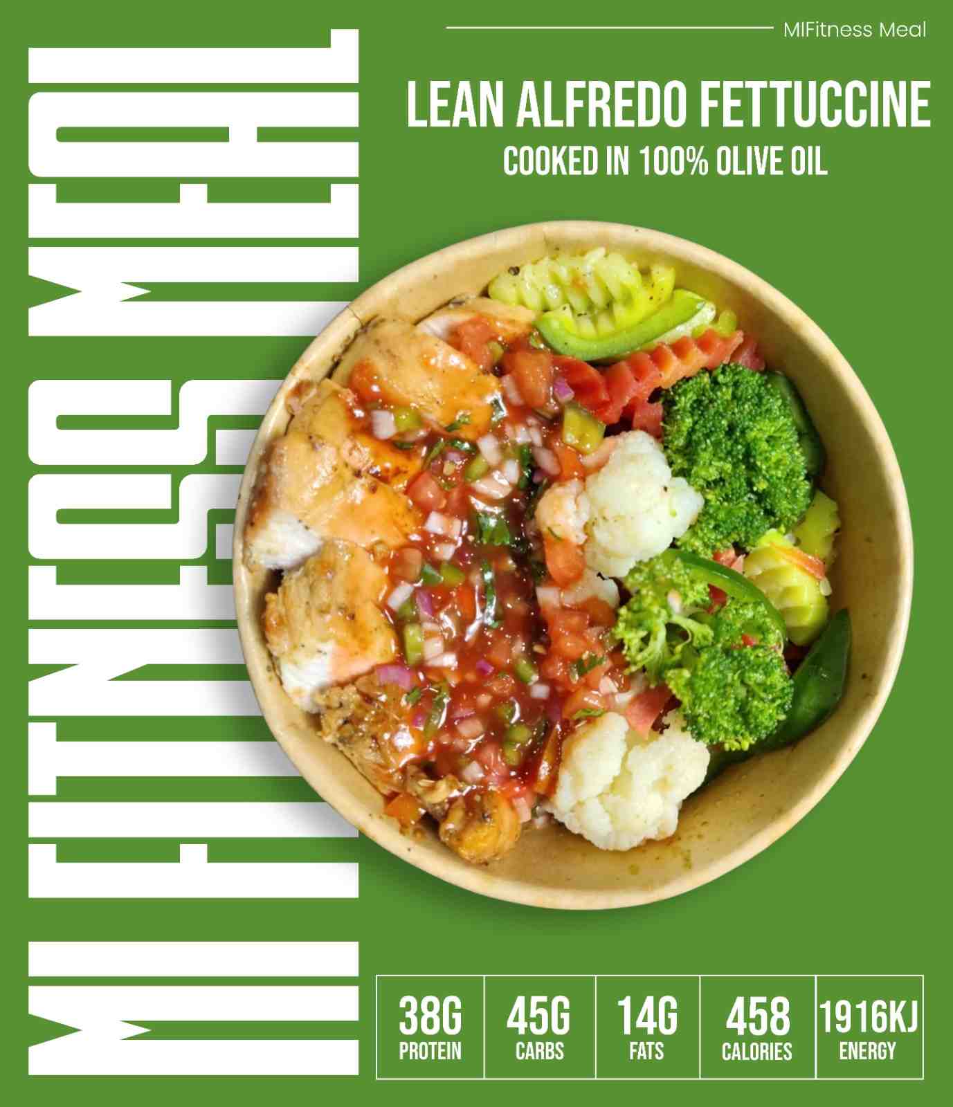 Lean Alfredo Fettuccine