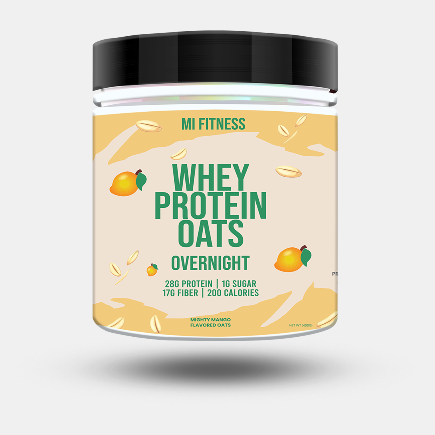 Whey Protein Overnight Oats – Mango 400g