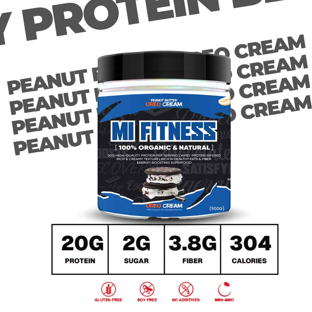 Peanut butter Oreo Cream Protein 500g - Mi Fitness®