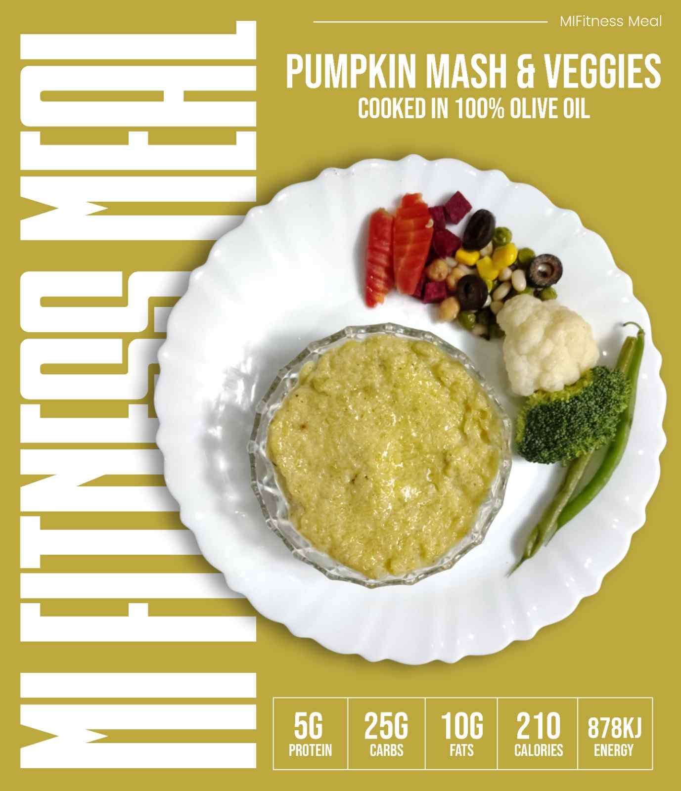 Pumpkin Mash & Veggies