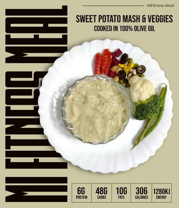 Sweet Potato Mash & Veggies