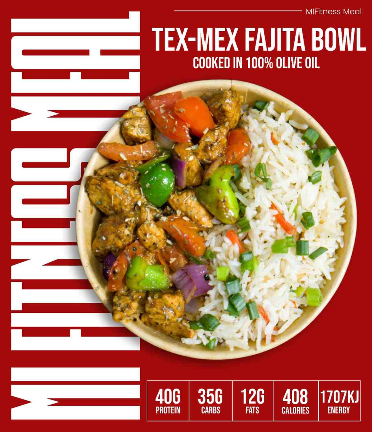 HIgh Protein Tex-Mex Fajita Bowl