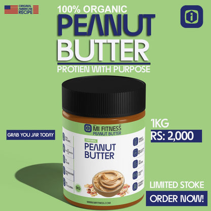 🇺🇸American Recipe Peanut Butter 01 kg - Mi Fitness