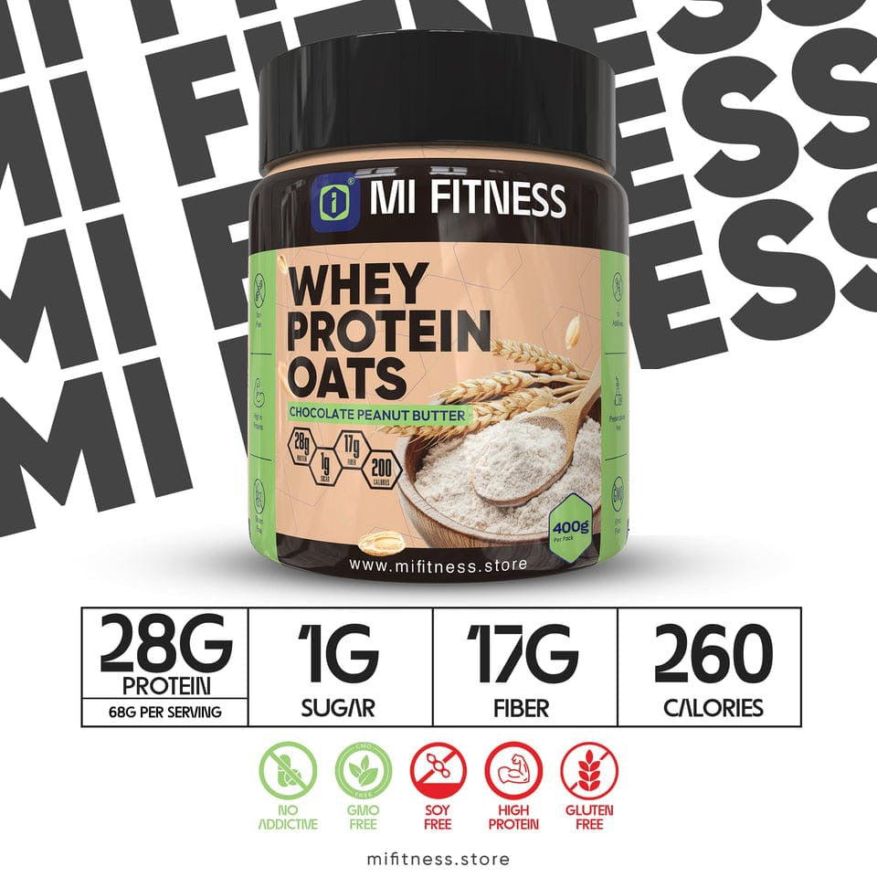 Whey Protein Oats 800g - Mi Fitness