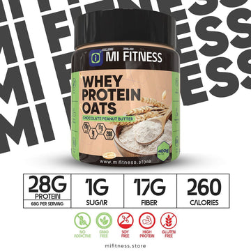 Whey Protein Oats 800g - Mi Fitness