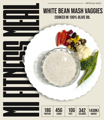 White Bean Mash Veggies