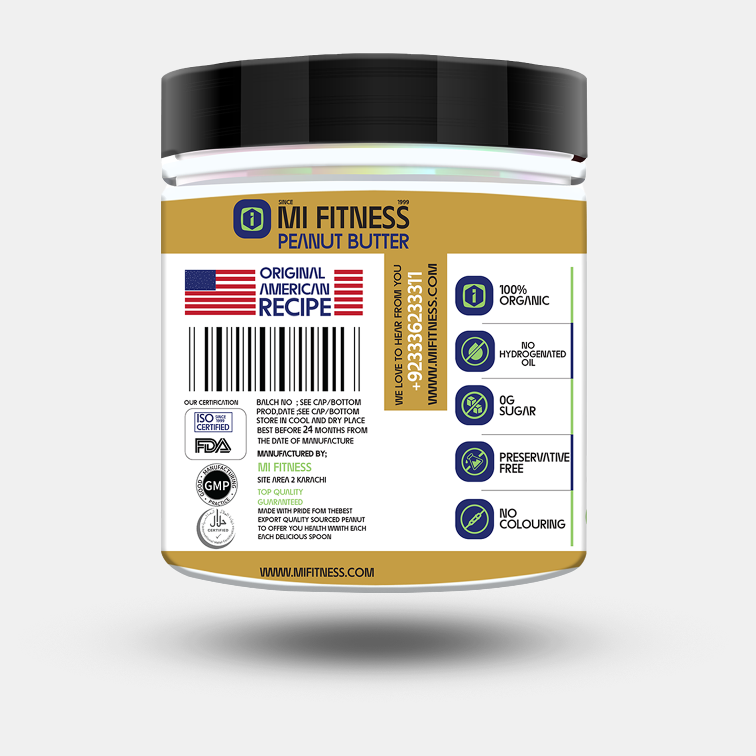 Peanut Butter Ashwagandha - Mi Fitness® - mi Fitness