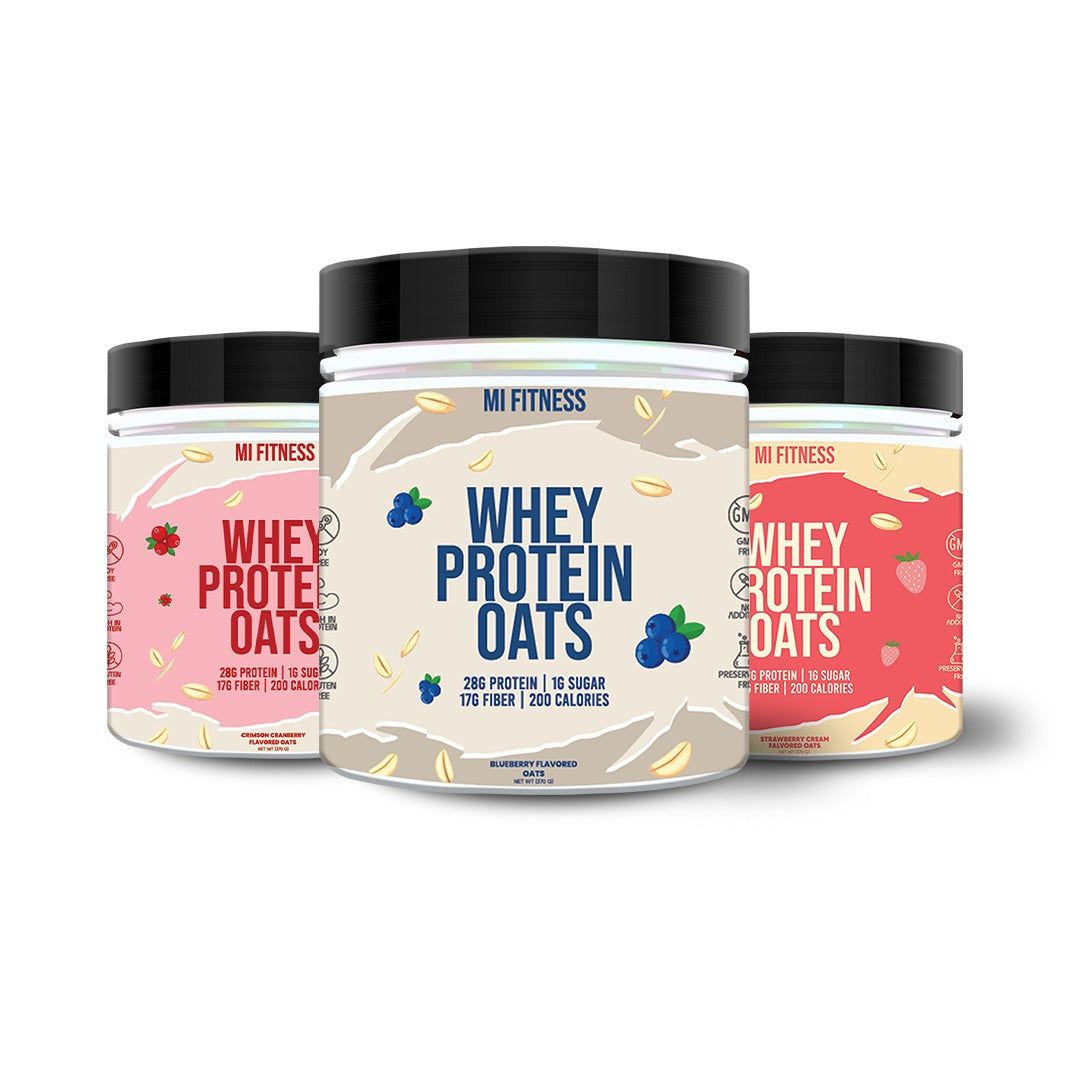 Whey Protein Overnight Oats Bundle Trio - Mi Fitness® - mi Fitness
