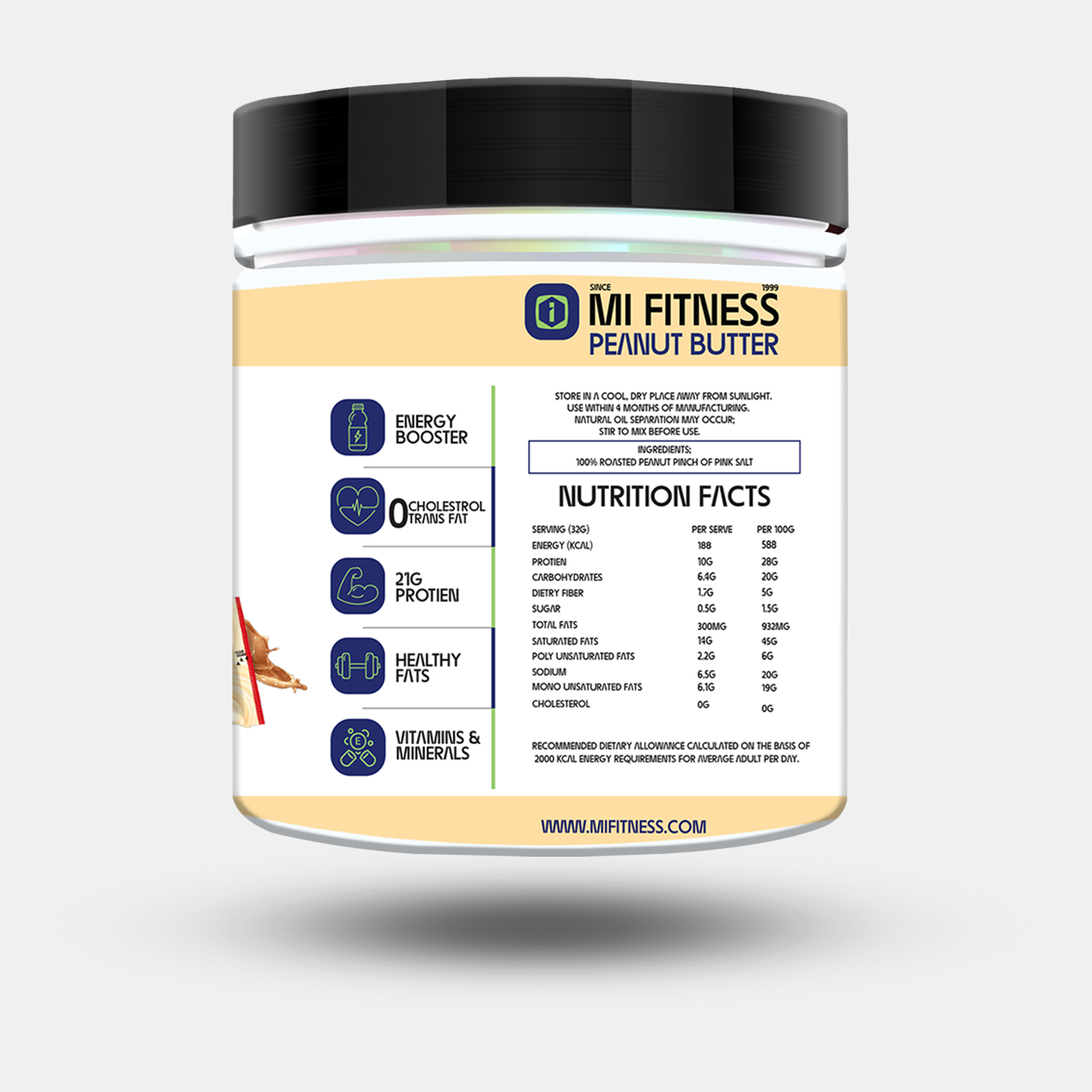 Kit Kat White Protein Peanut Butter - Mi Fitness® - mi Fitness