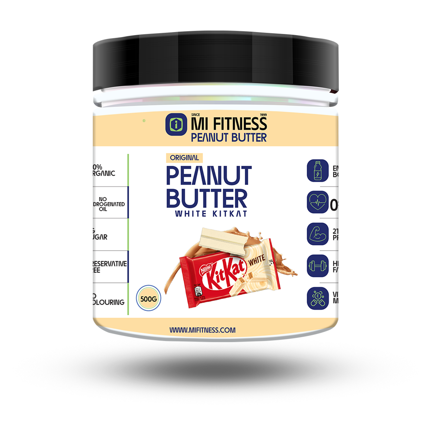 Kit Kat White Protein Peanut Butter - Mi Fitness® - mi Fitness